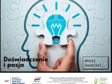 Witaj Świecie! – doświadczenie i pasja w służbie społecznościom